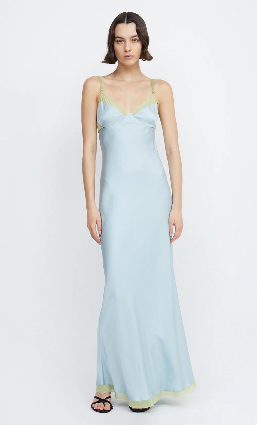 Bec & Bridge Joelle Maxi Dress - Cloud Blue/pear photo 4