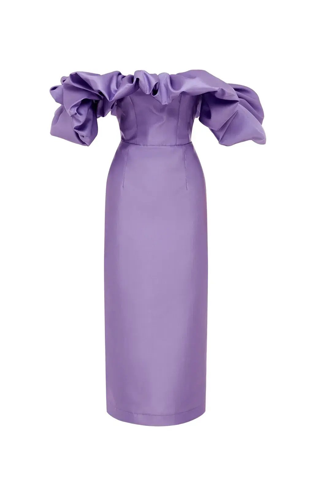 Alemais Suzi Off Shoulder Midi Dress Violet Size 10 photo 4
