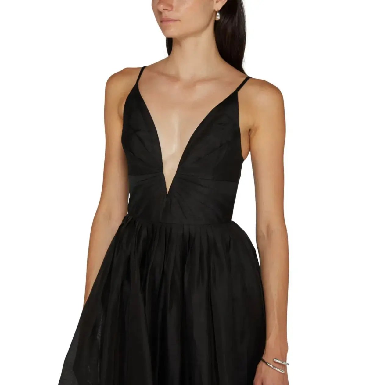 Zimmermann Illustration V Neck Midi Dress in Black Size AU 6 photo 4