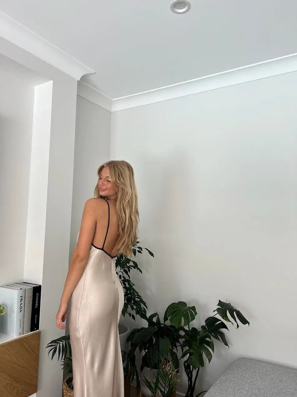 Bec & Bridge Kara Keyhole Maxi Dress Sand Size 10 photo 6