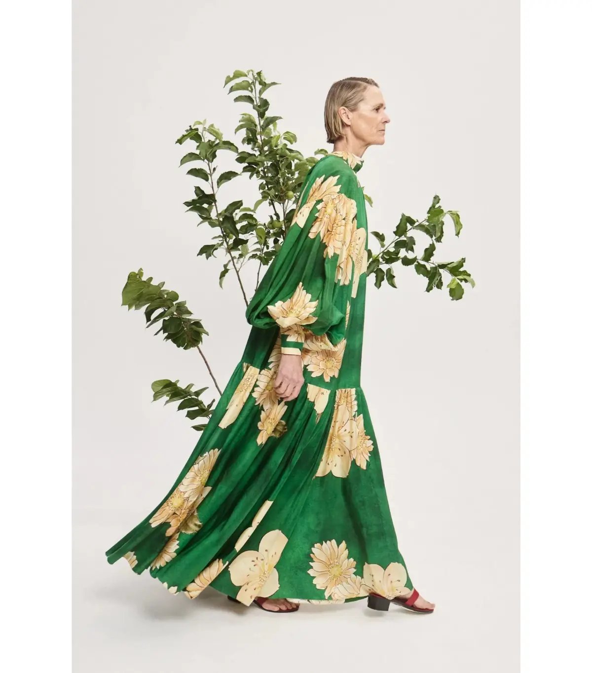 Alémais Sage Silk Gown Green Size S / AU 8 photo 2