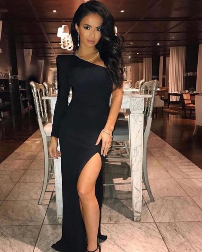 Nadine Merabi Mina Dress - Black photo 2