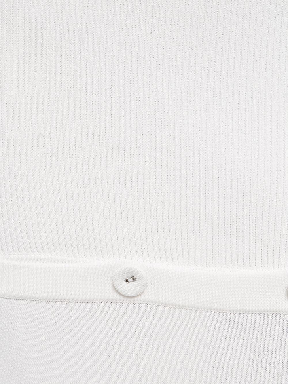 Christopher Esber Deconstruct Rib Knit Tank Dress White Size 8 photo 9
