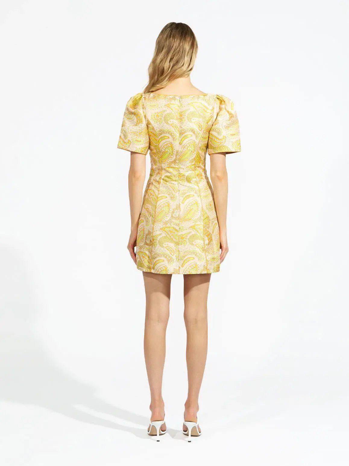 Alice McCall Sun California Dreaming Mini Dress Yellow Size 6 US / 10 AU photo 4