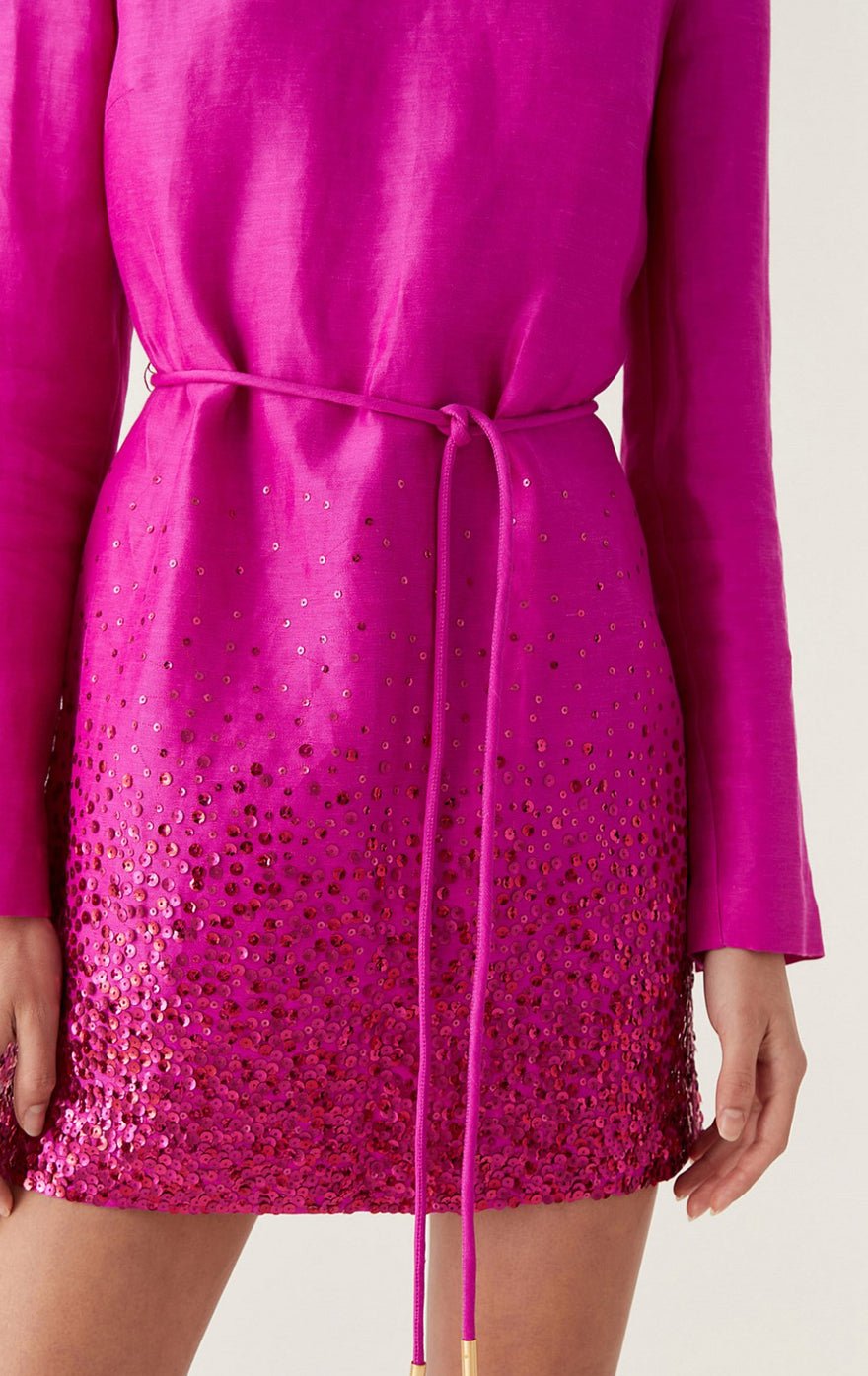 Aje Reflection Sequin Mini Dress photo 4