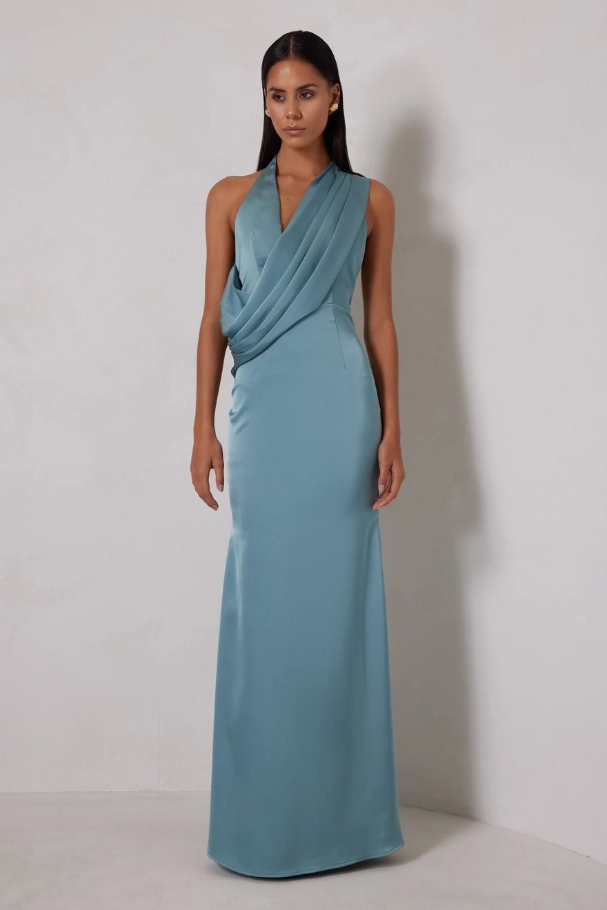 Elle Zeitoune Jocelyn Dress - Serine Teal photo 2