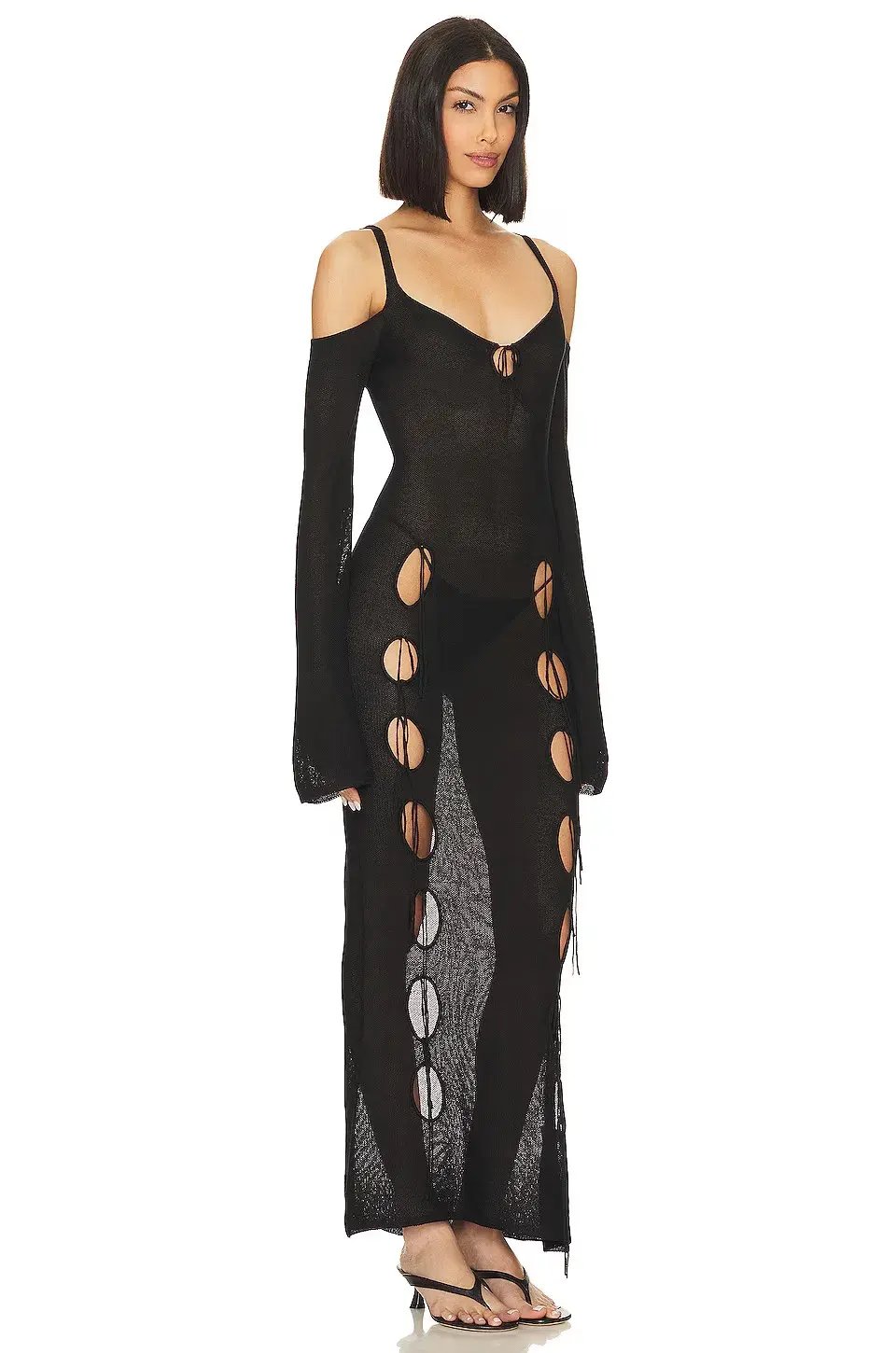 Asta Resort Ysabel Maxi Dress Black Size S / AU 8 photo 2