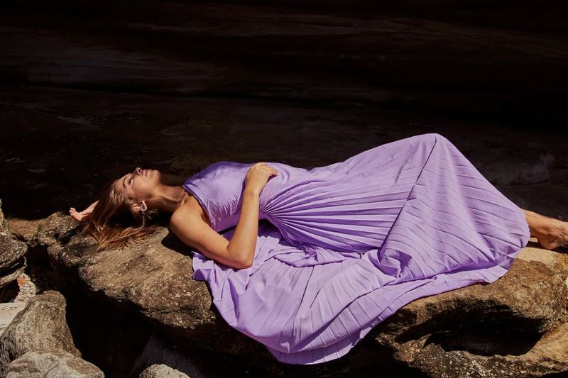 Sonya Azalea Gown in Iris photo 4