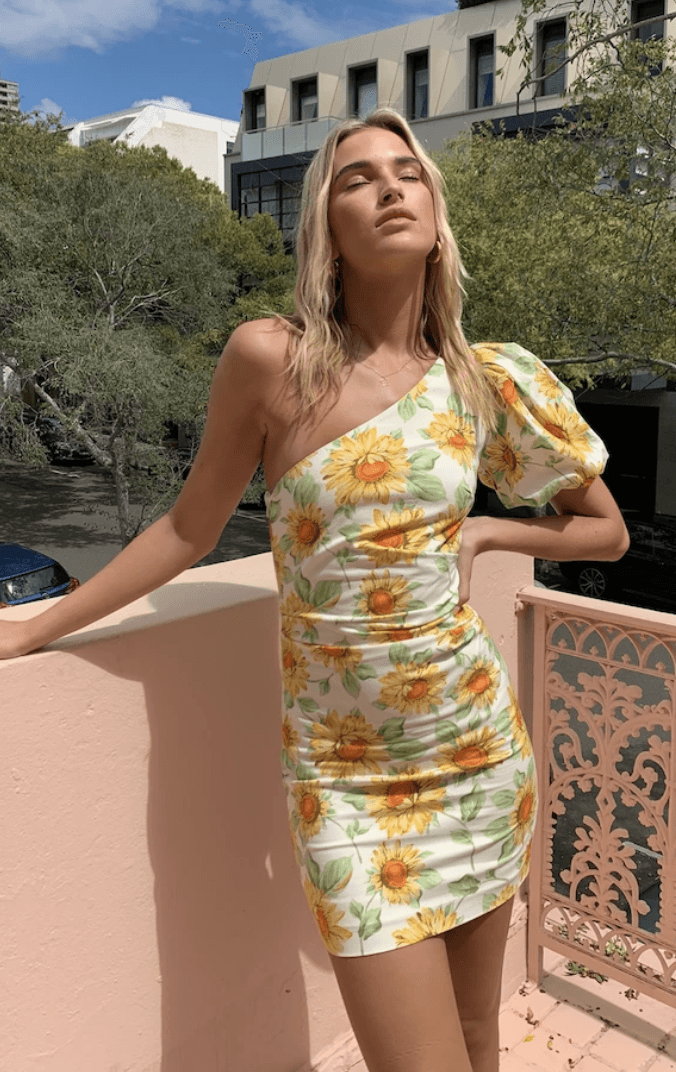 Francine Asym Mini Dress photo 2