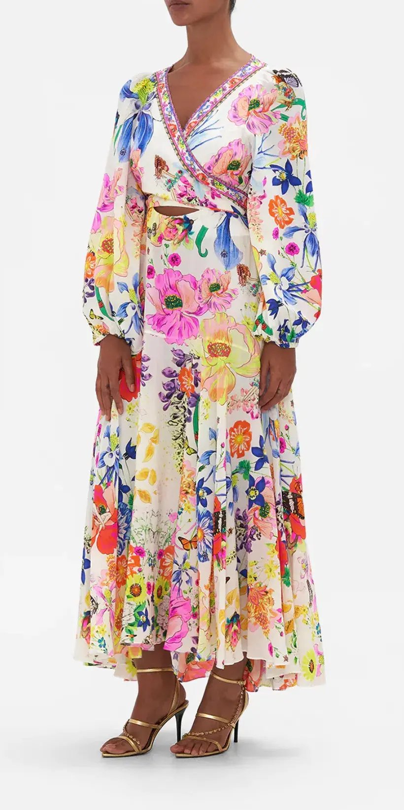 Camilla Wrap Tie Dress Fairy Gang Size 8 photo 6