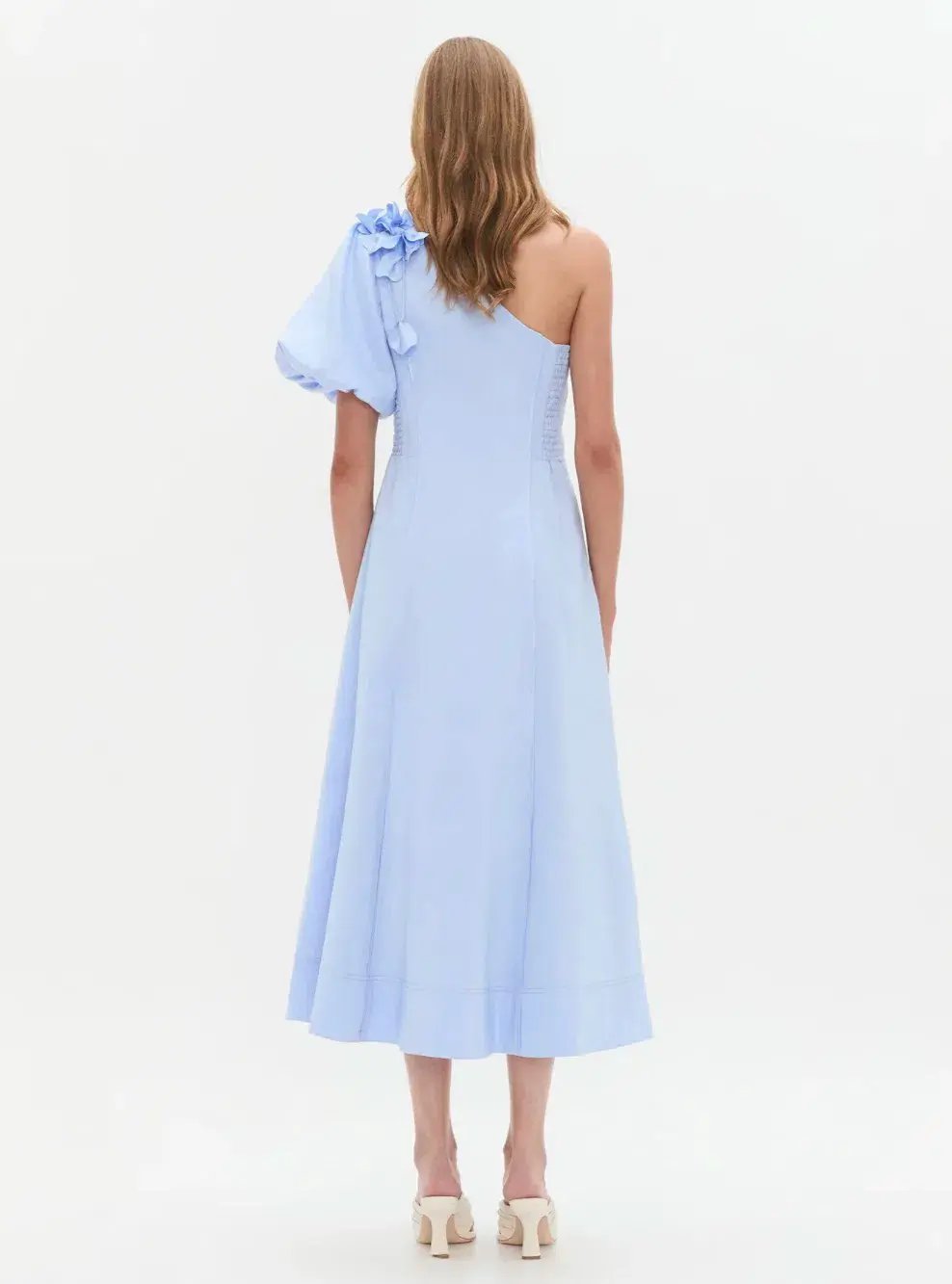 Aje Camille Midi Dress Blue Size AU 12 photo 7