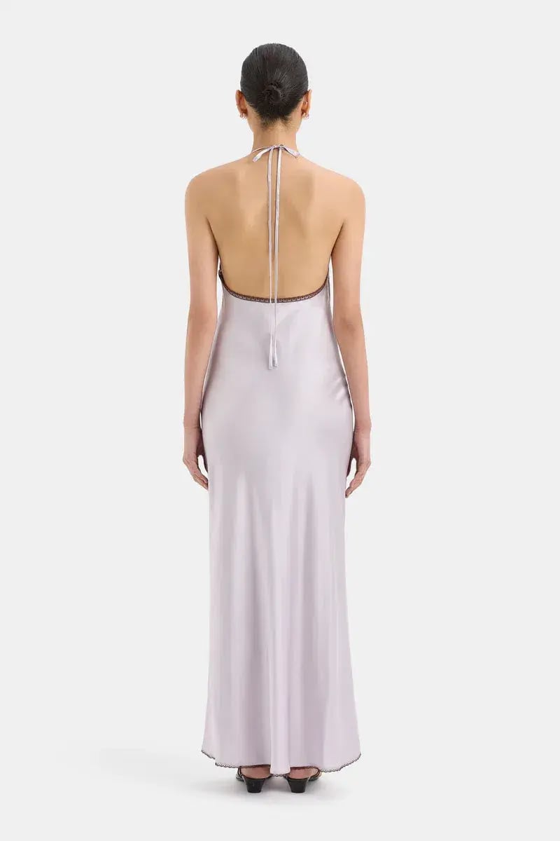 Sir the Label Aries Halter Dress Lilac Size 0/ AU 6 photo 5