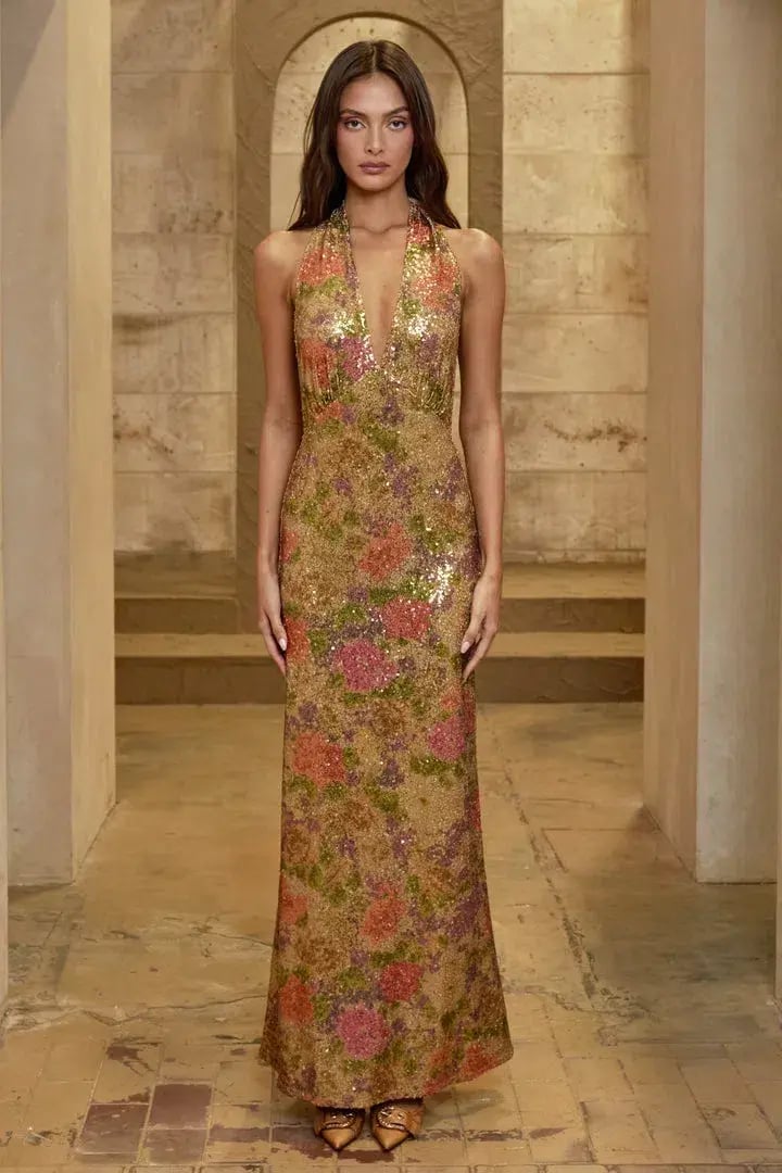 Fait Par Foutch Liana Dress Fleur Sequin Size XS/AU 6 photo 3