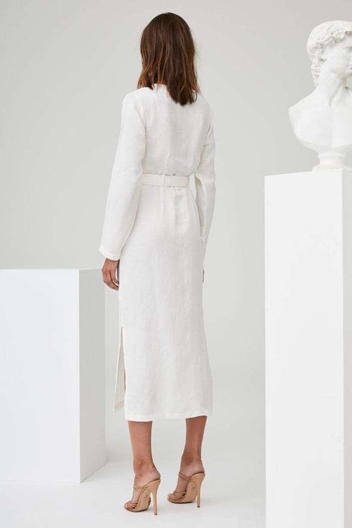 Sir The Label Emmanuel Midi Dress White | AU 10 photo 3