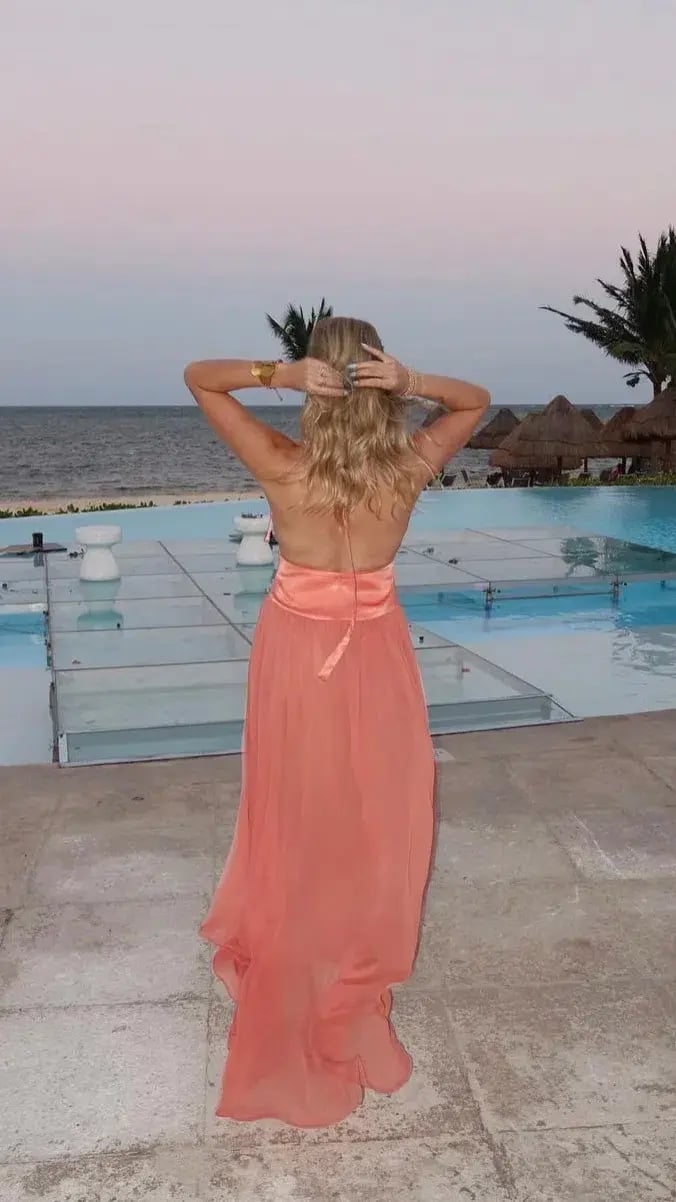 Arcina Ori Serena Dress Coral Size 10 photo 3