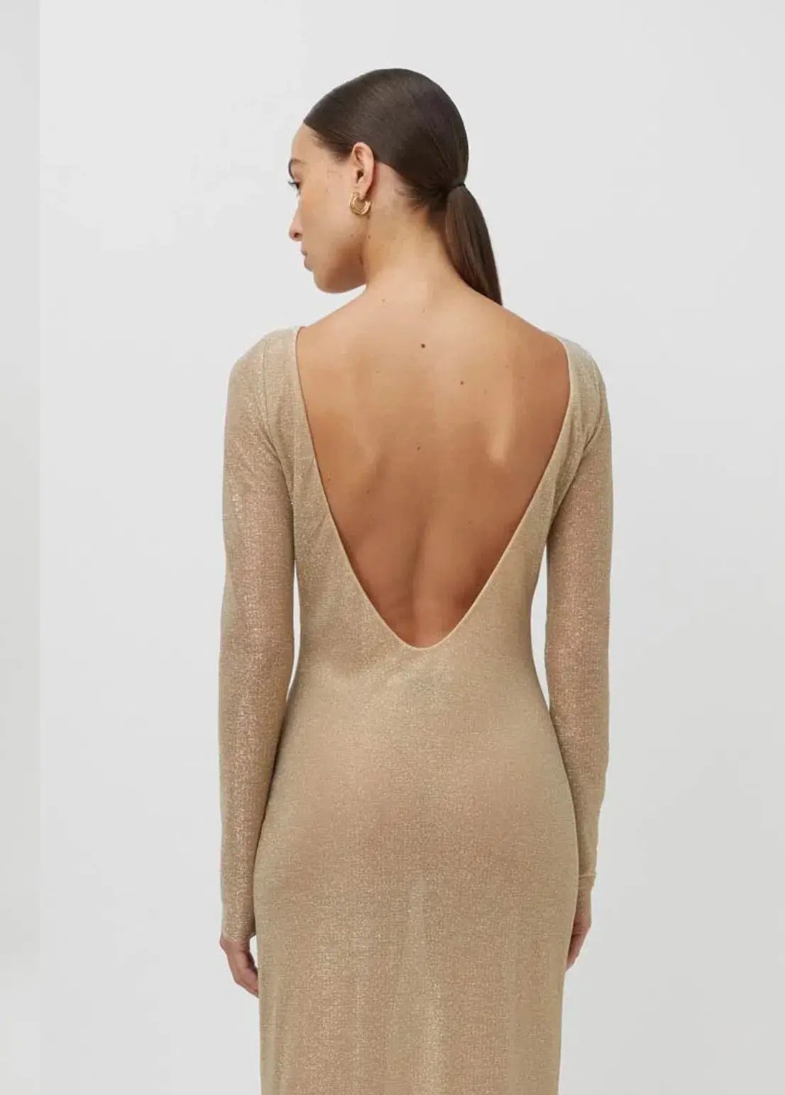 Camilla and Marc Ibiza Maxi Dress Gold Size 8 photo 3