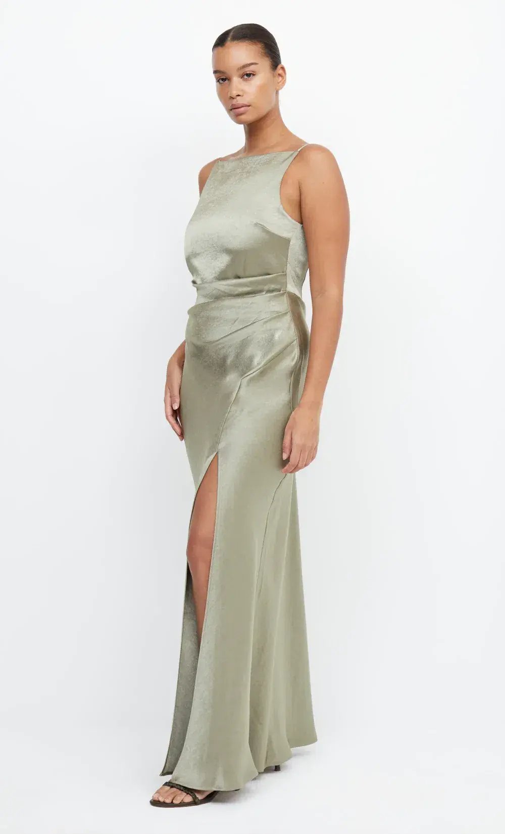 Bec & Bridge The Dreamer Maxi Dress Sage Size 10 photo 2