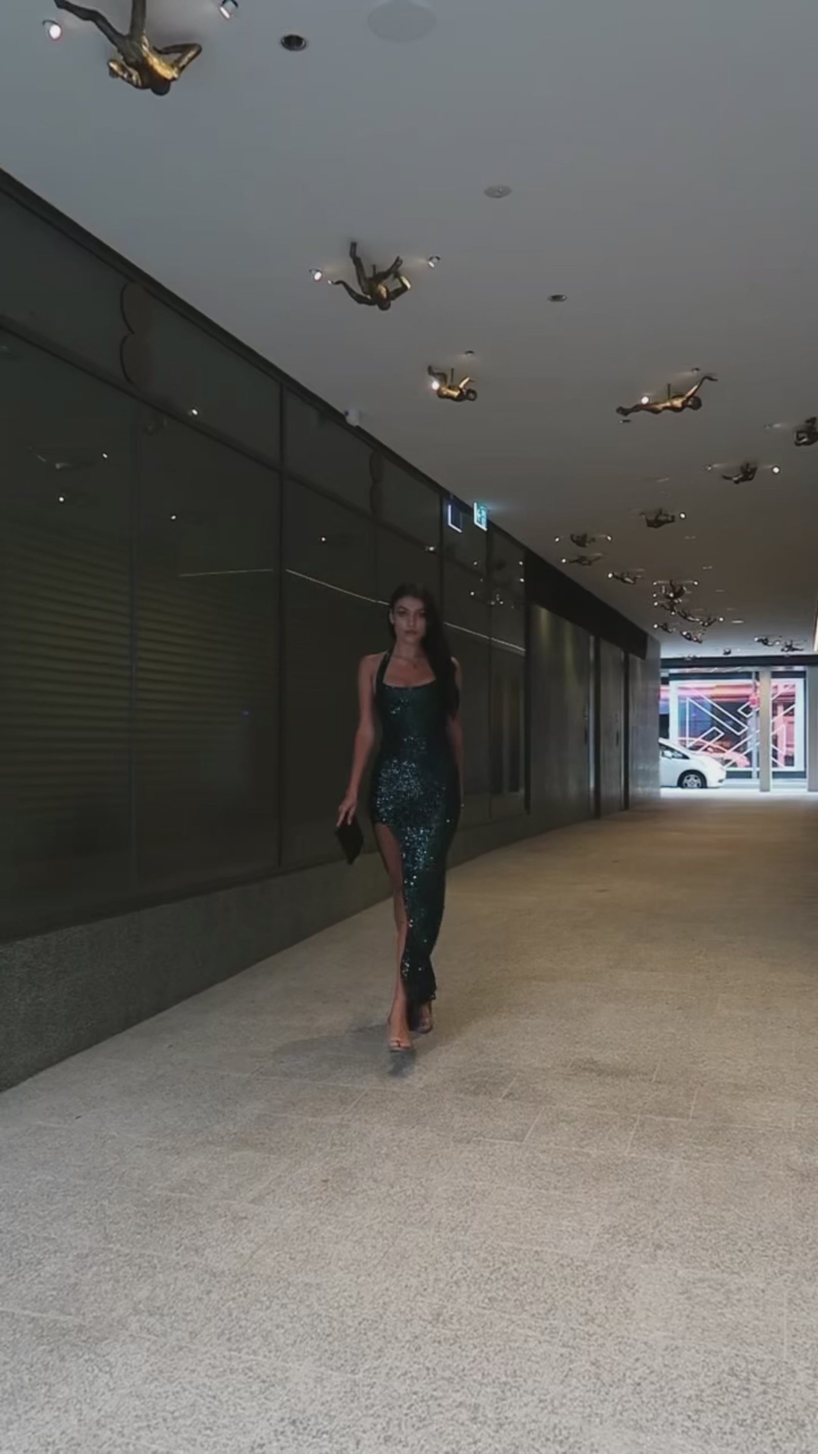 Fantasy Gown in Emerald photo 4