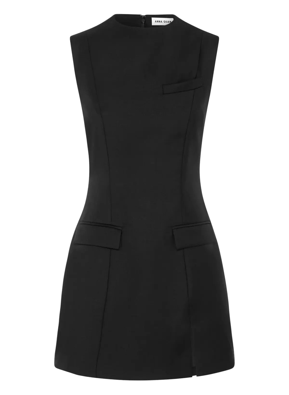 Anna Quan Hanna Mini Dress Black Size 12 photo 5