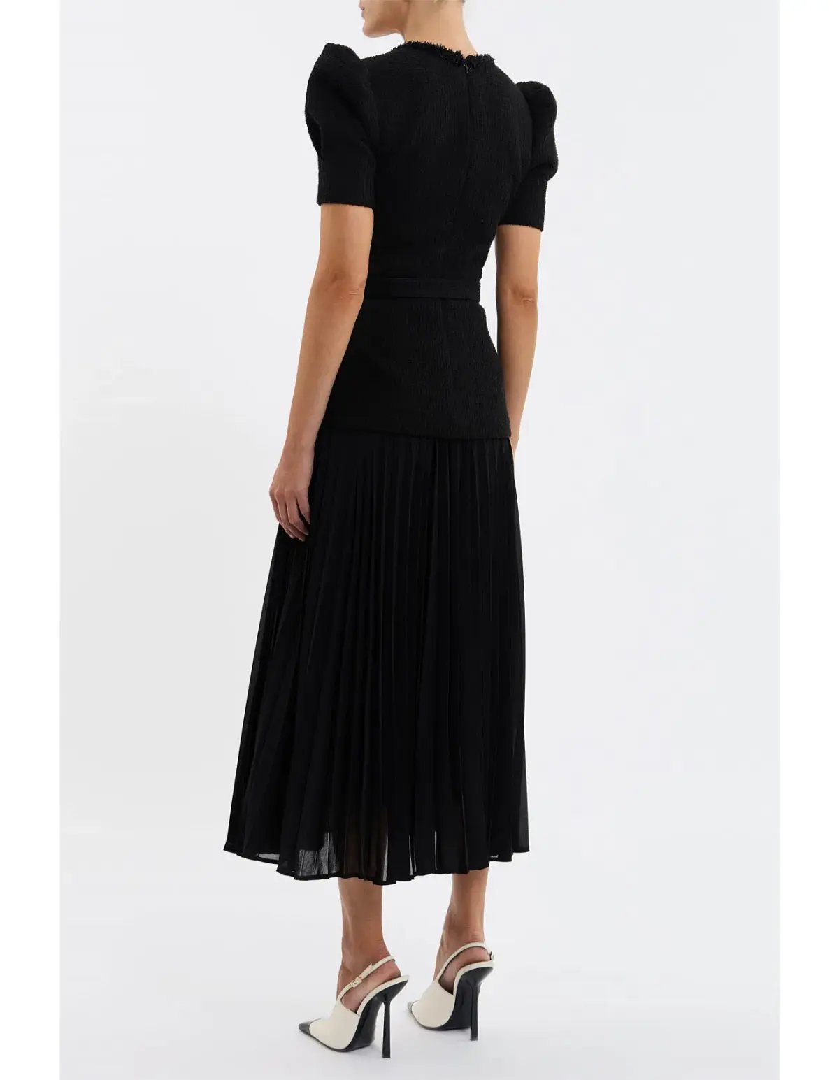 Rebecca Vallance Zariah Midi Dress Black Size 6 photo 2