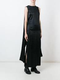McQ Alexander McQueen Black Maxi Cape Dress size 8 photo 2