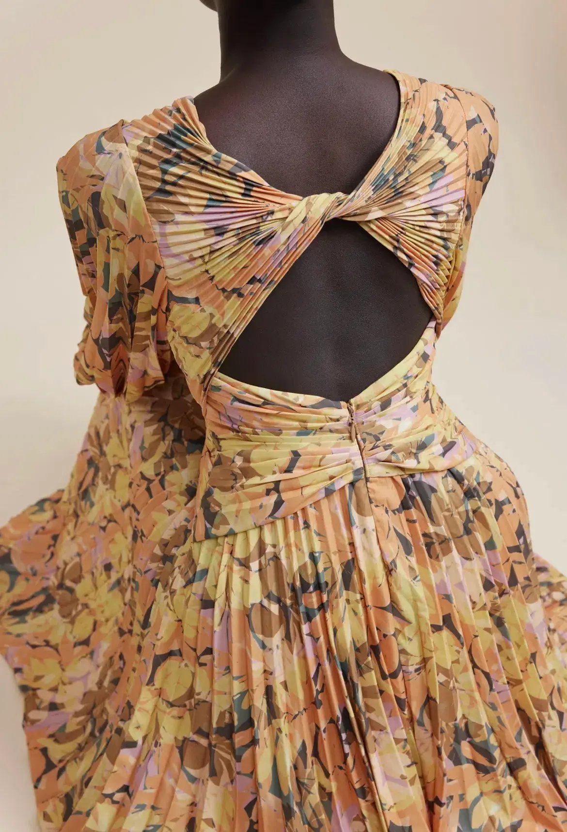 Acler Palms Midi Dress Kaleidoscope Floral Size 8 photo 3