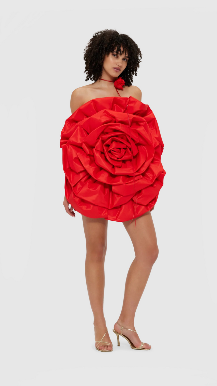 Leo Lin Bloom Rose Mini Dress photo 3