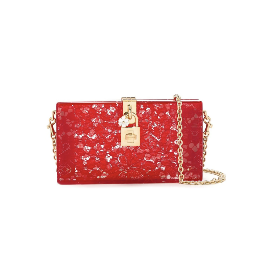 Dolce & Gabbana Box Lace Clutch photo 2