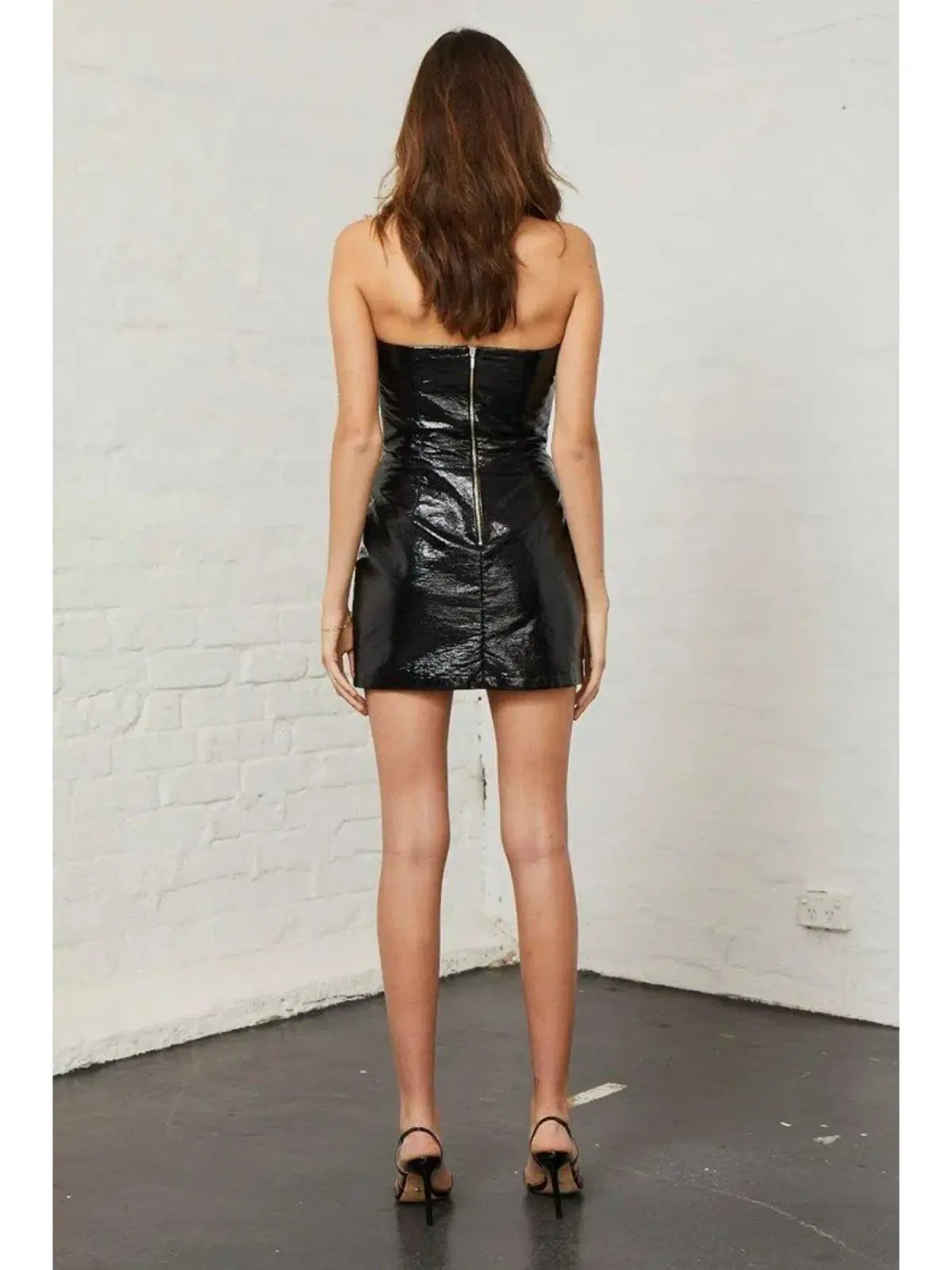 Bec & Bridge Slick Rick Mini Dress Black Size AU 6 photo 2
