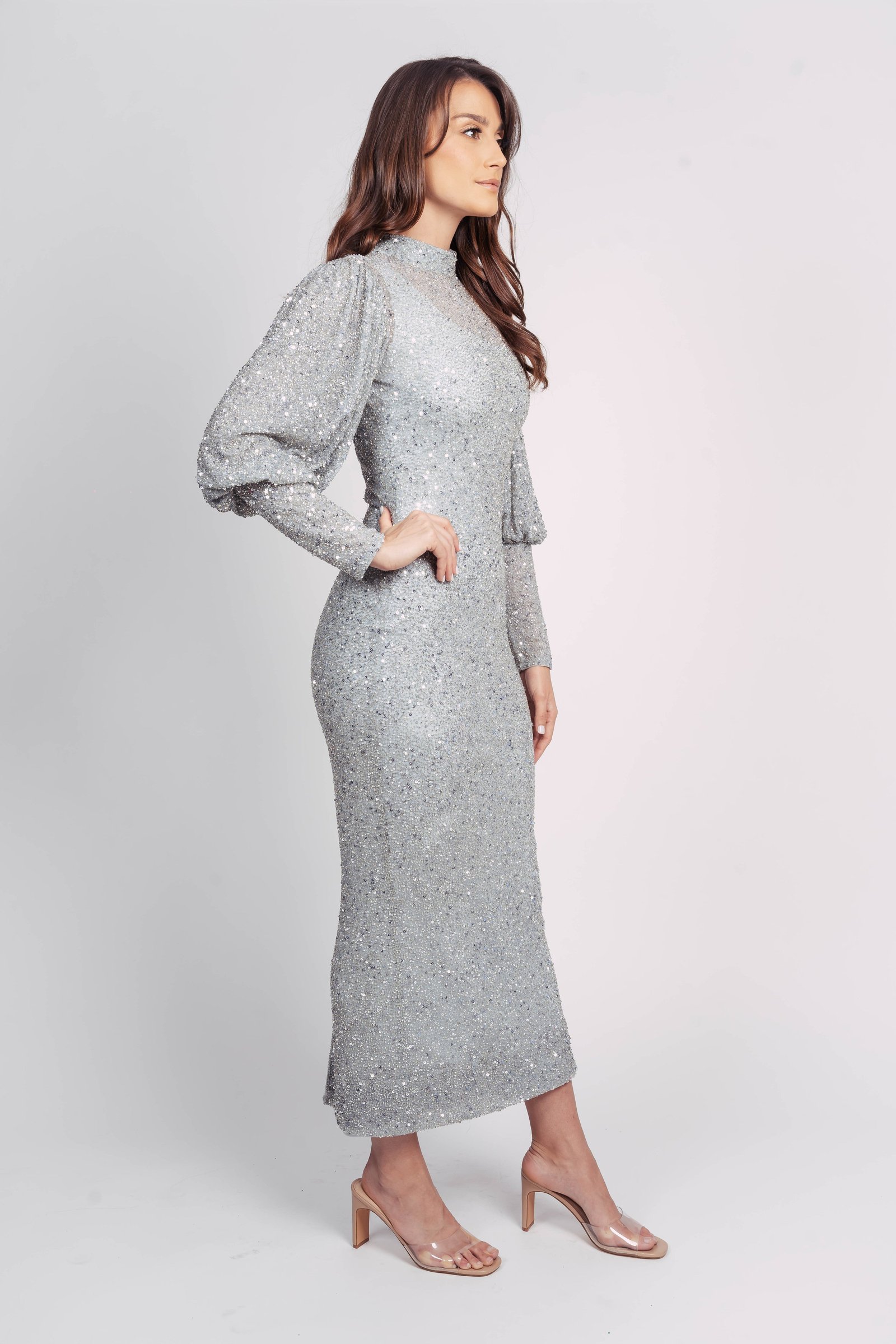 BELLISSA BELLE SLEEVE BY MY SECRET WARDROBE SILVER photo 4