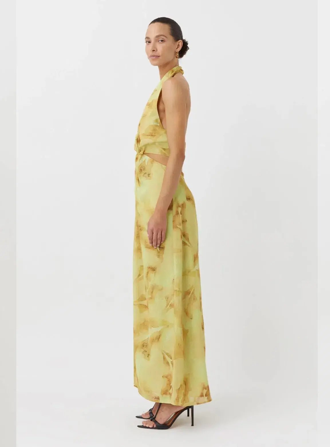 Camilla & Marc Koa Cocoon Maxi Dress Yellow Size 6 photo 3