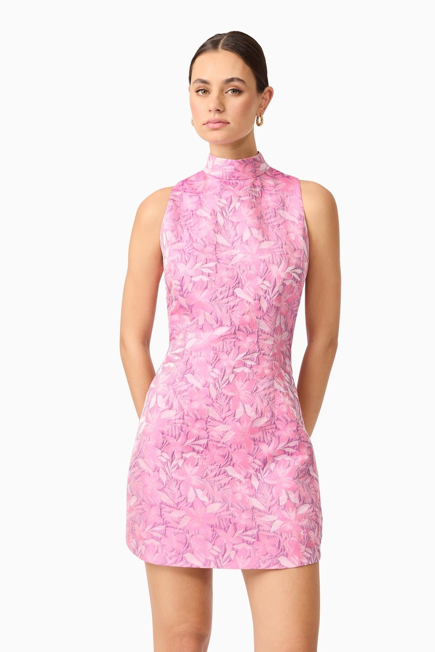 Elliatt Nadine Shift Mini Dress - Pink Purple photo 4