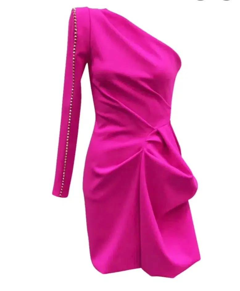 Meraki Izar Neon Dress Pink Size 8 photo 2