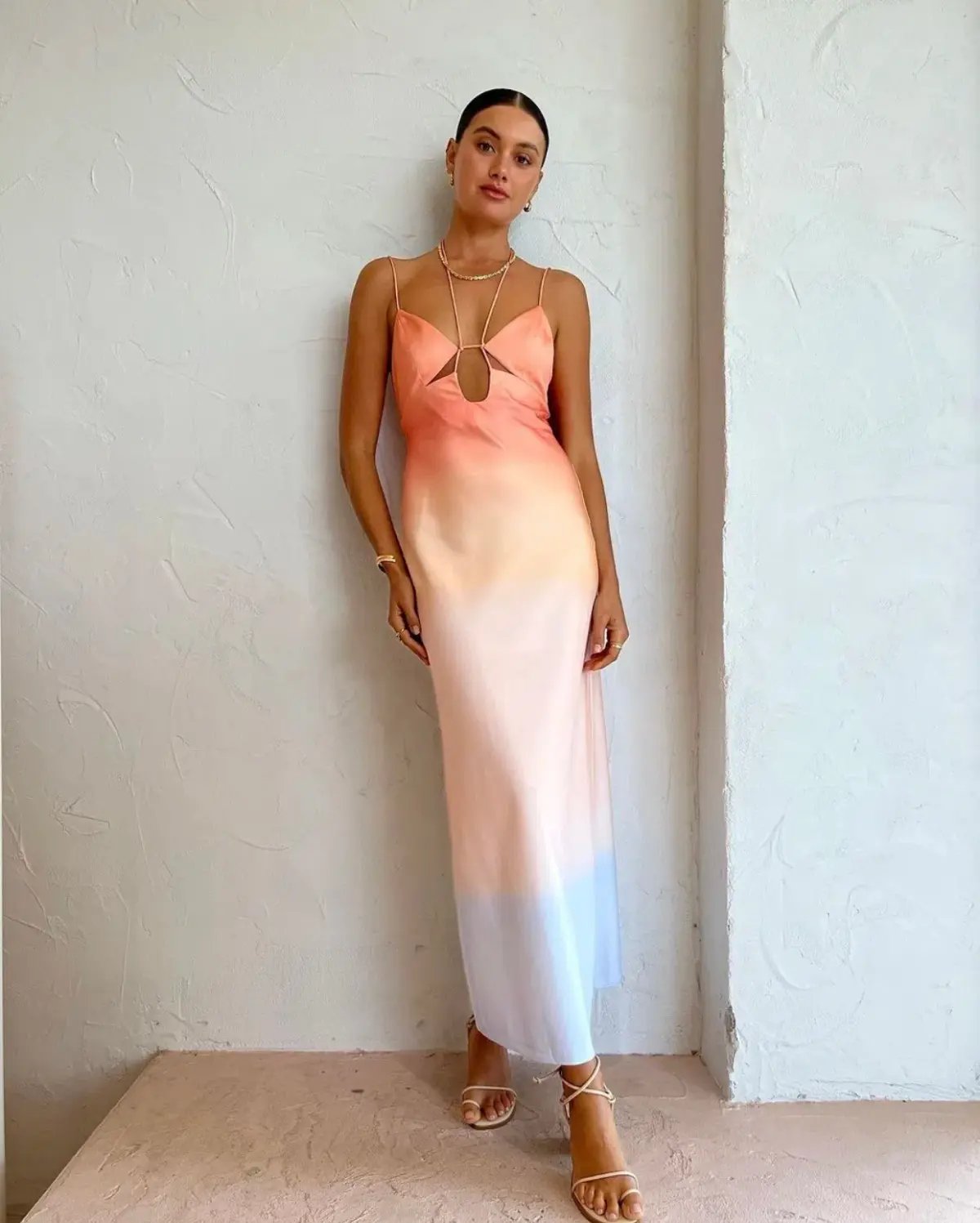 Significant Other Karli Midi Dress Horizon Size 6 photo 2