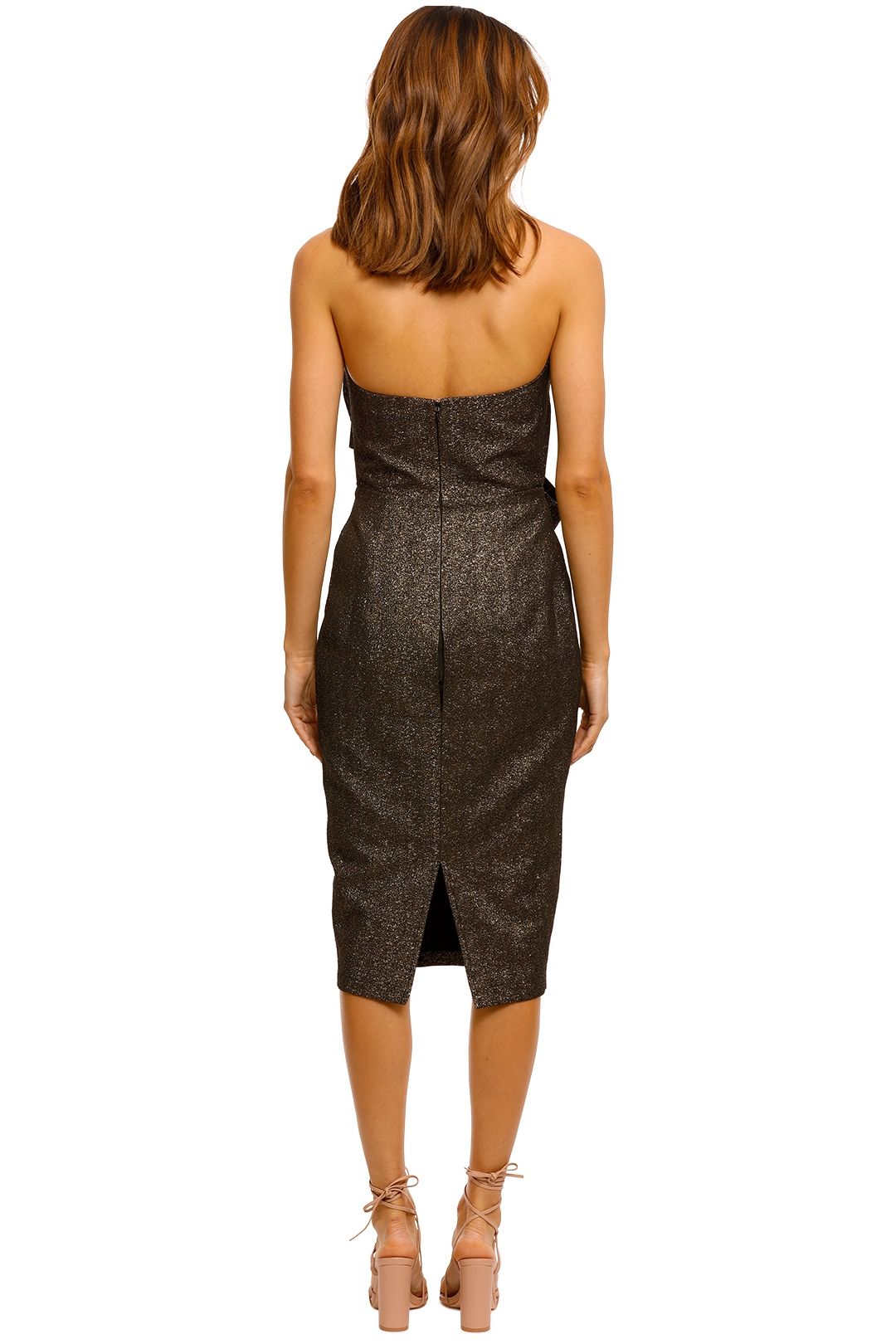 Stella Strapless Midi Dress photo 3