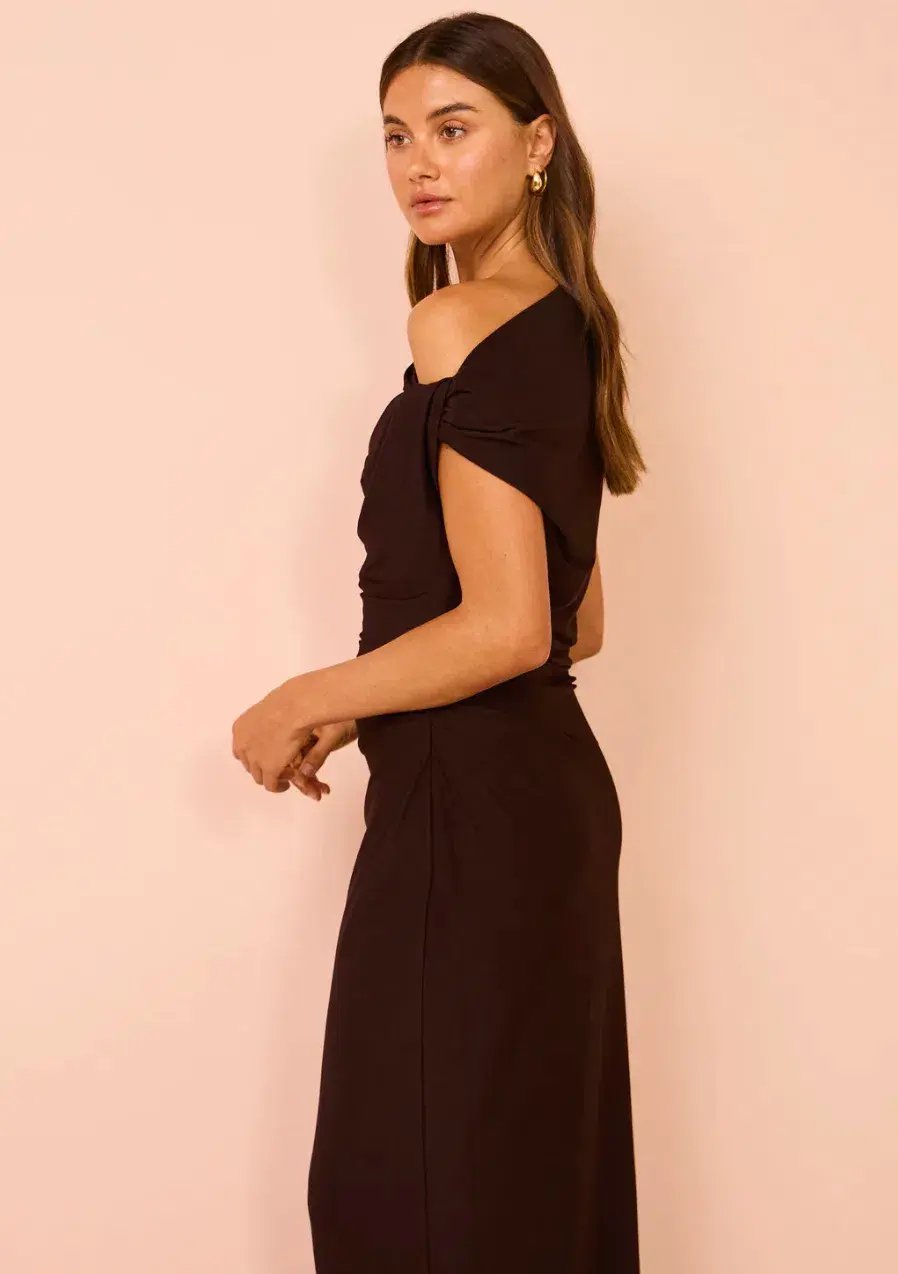 Camilla & Marc Annalise Dress Chocolate Brown Size 14 photo 5