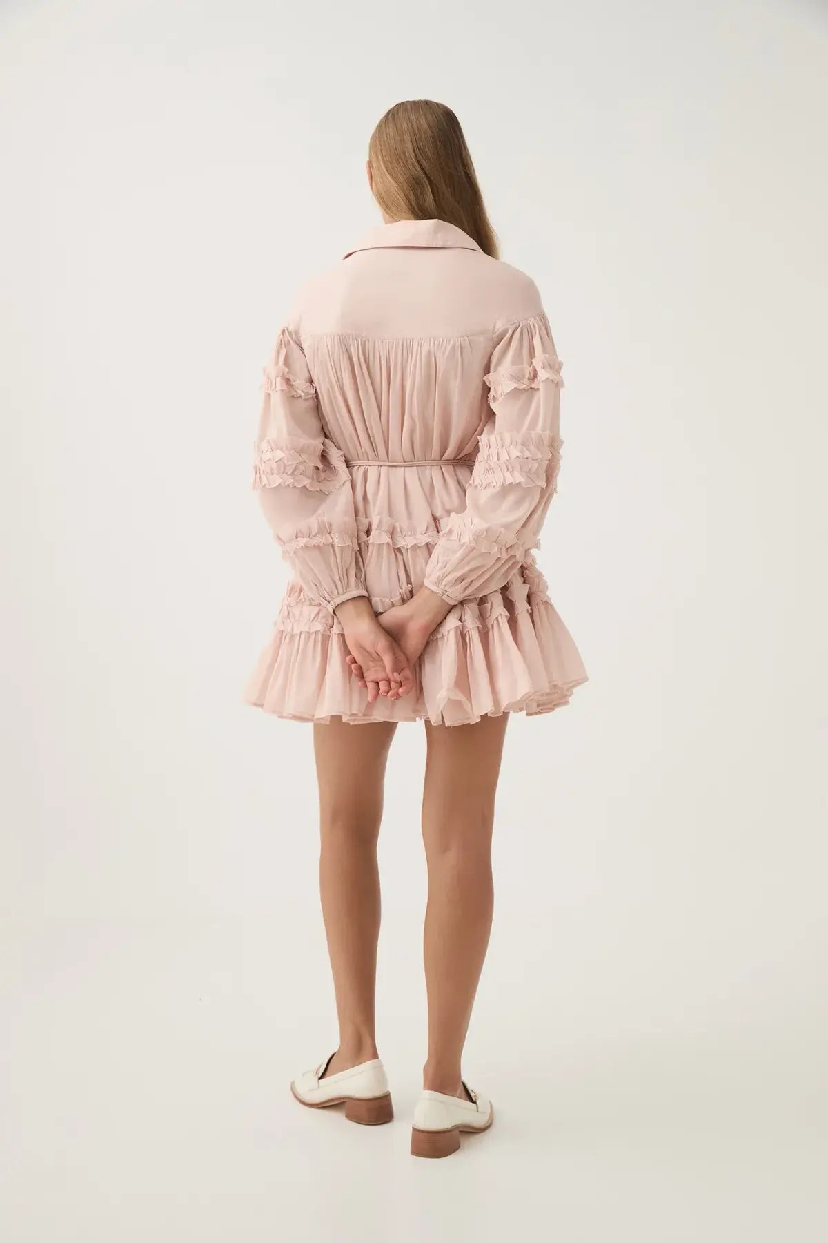 Aje Pastiche Tiered Mini Dress AU 8 photo 2