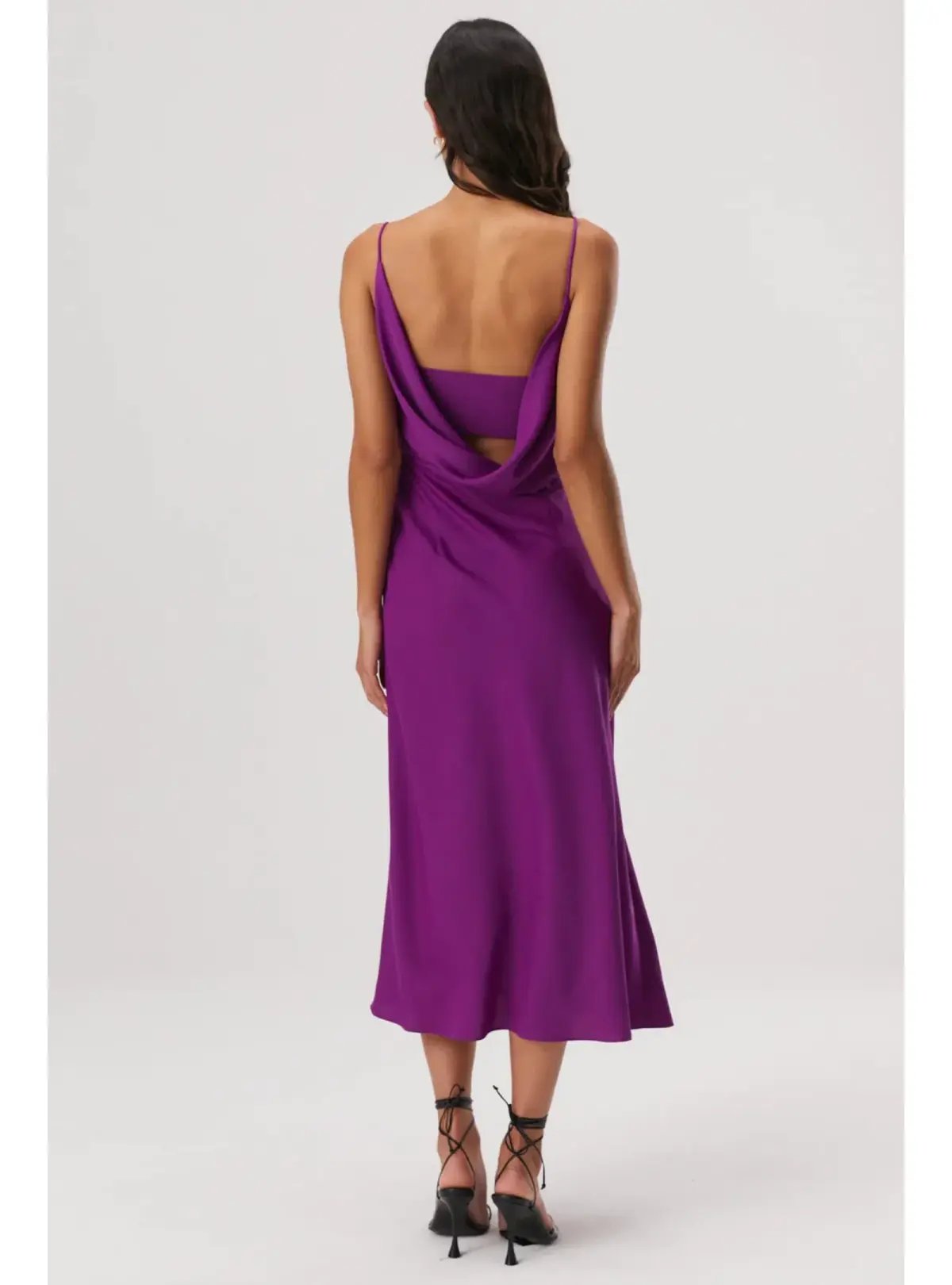 MISHA Alden Midi Dress Prism Violet Size 6/XS photo 4