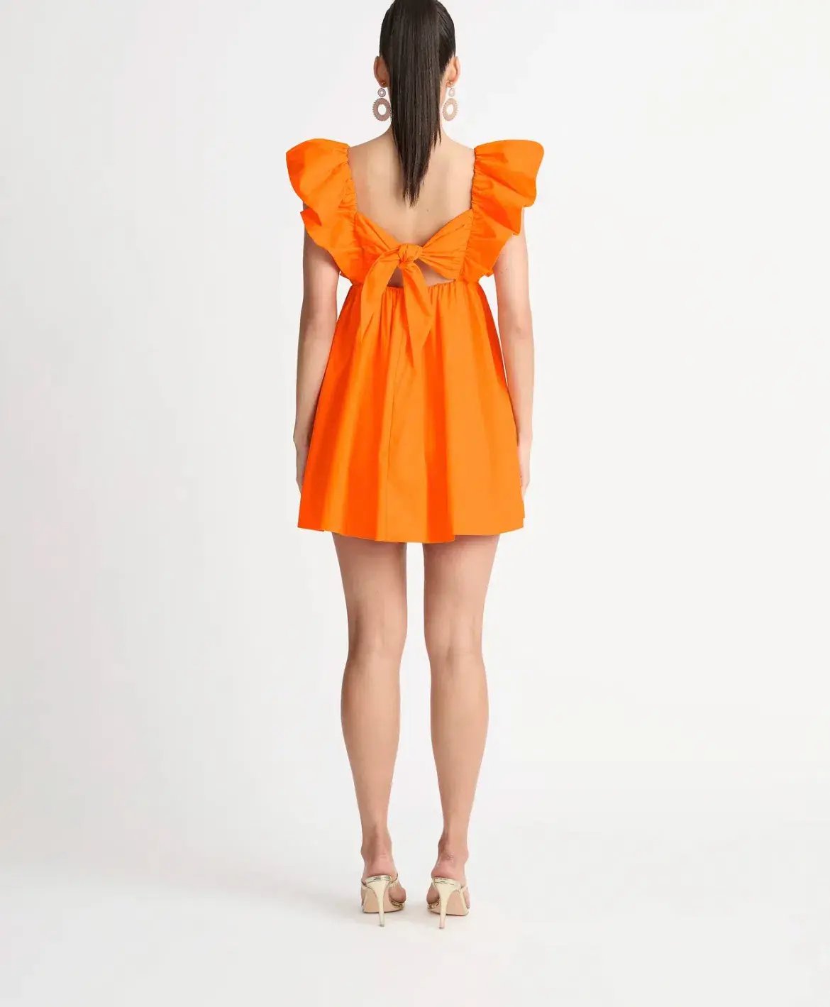 Sheike Bermuda Mini Dress Orange Size 14 / XL photo 2
