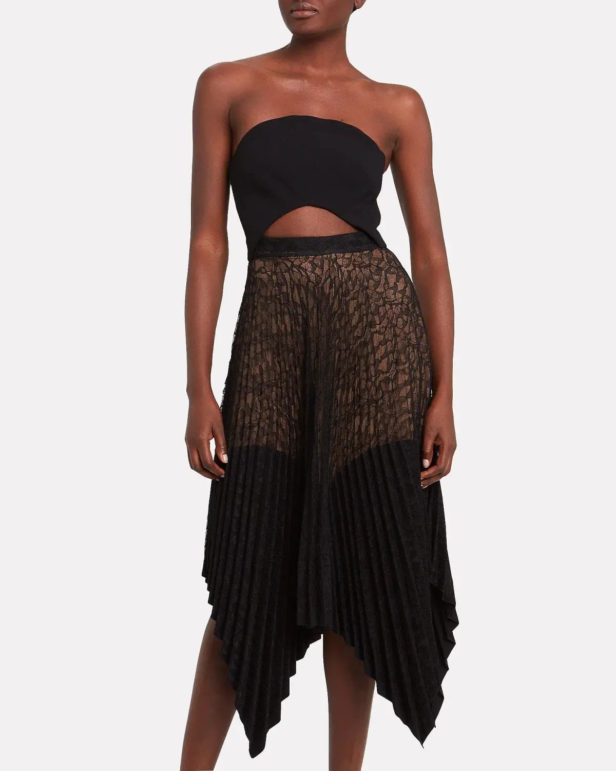 Dion lee vein lace concave dress photo 3