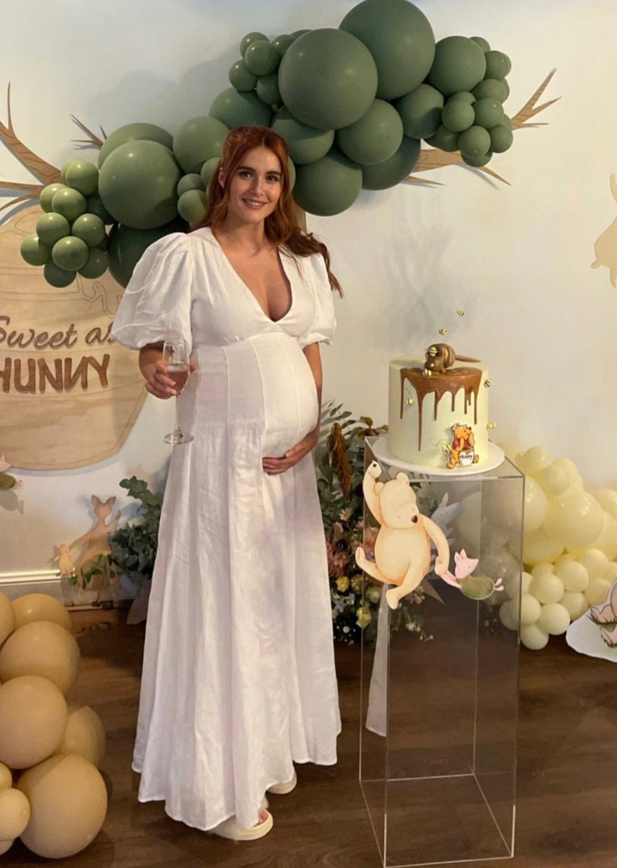 Dissh Aisle Linen Dress, White photo 3