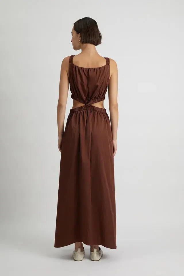 Camilla & Marc Coppola Maxi Dress in Cinnamon Size 8 photo 2
