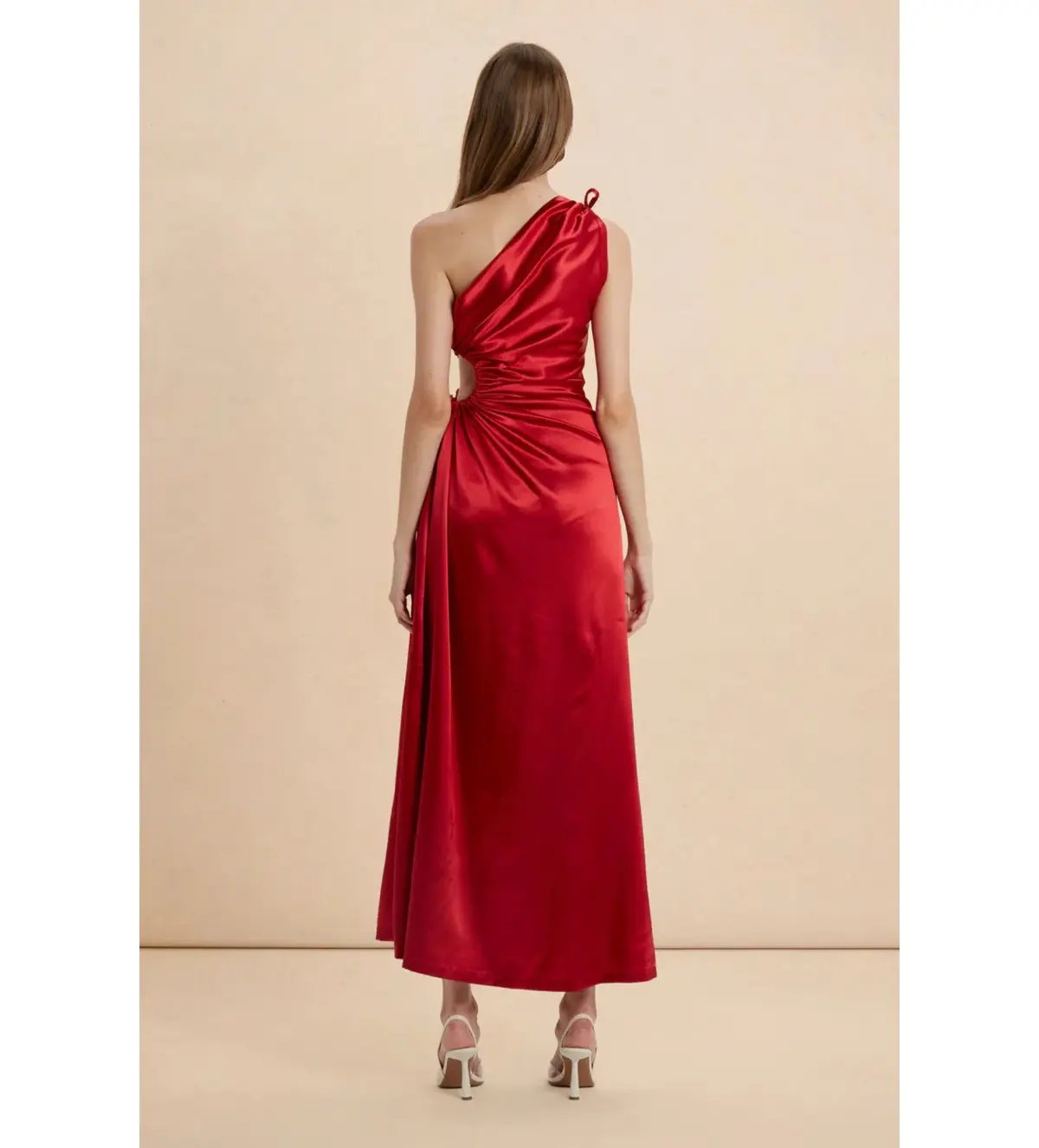 Sonya Moda Nour Maxi Dress Scarlet Red Size AU 8 photo 4