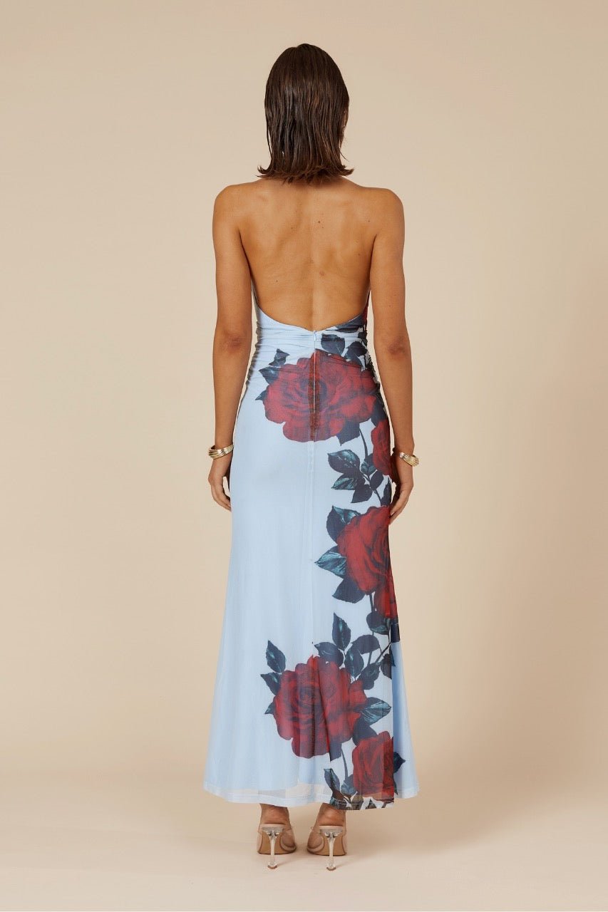 RUNAWAY THE LABEL ANTONIE MAXI DRESS - RED ROSE photo 5