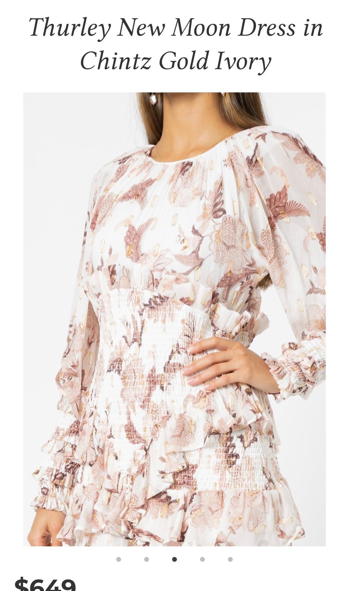 Thurley New Moon Dress Blush 8 photo 2