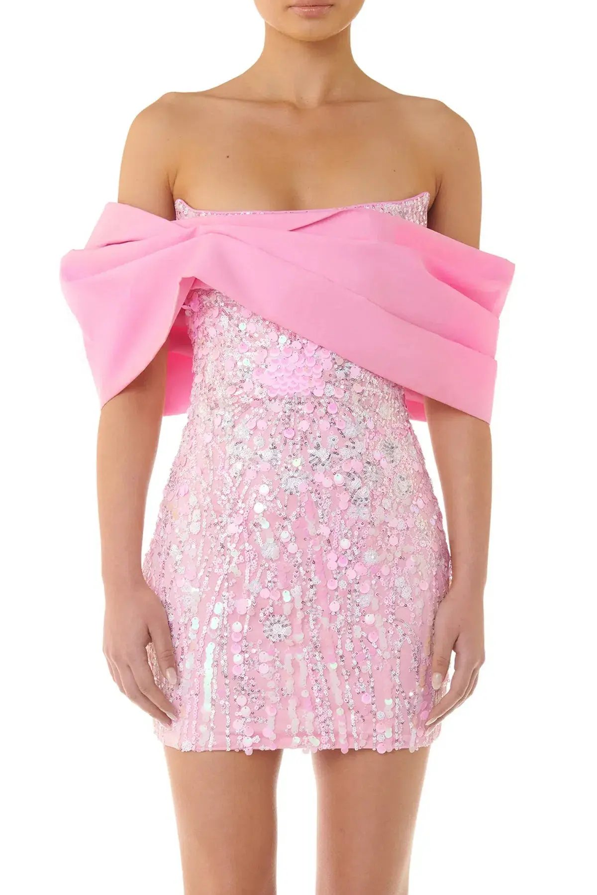 Eliya the Label Bianca Mini Dress in Pink Size XS / AU 6 photo 2