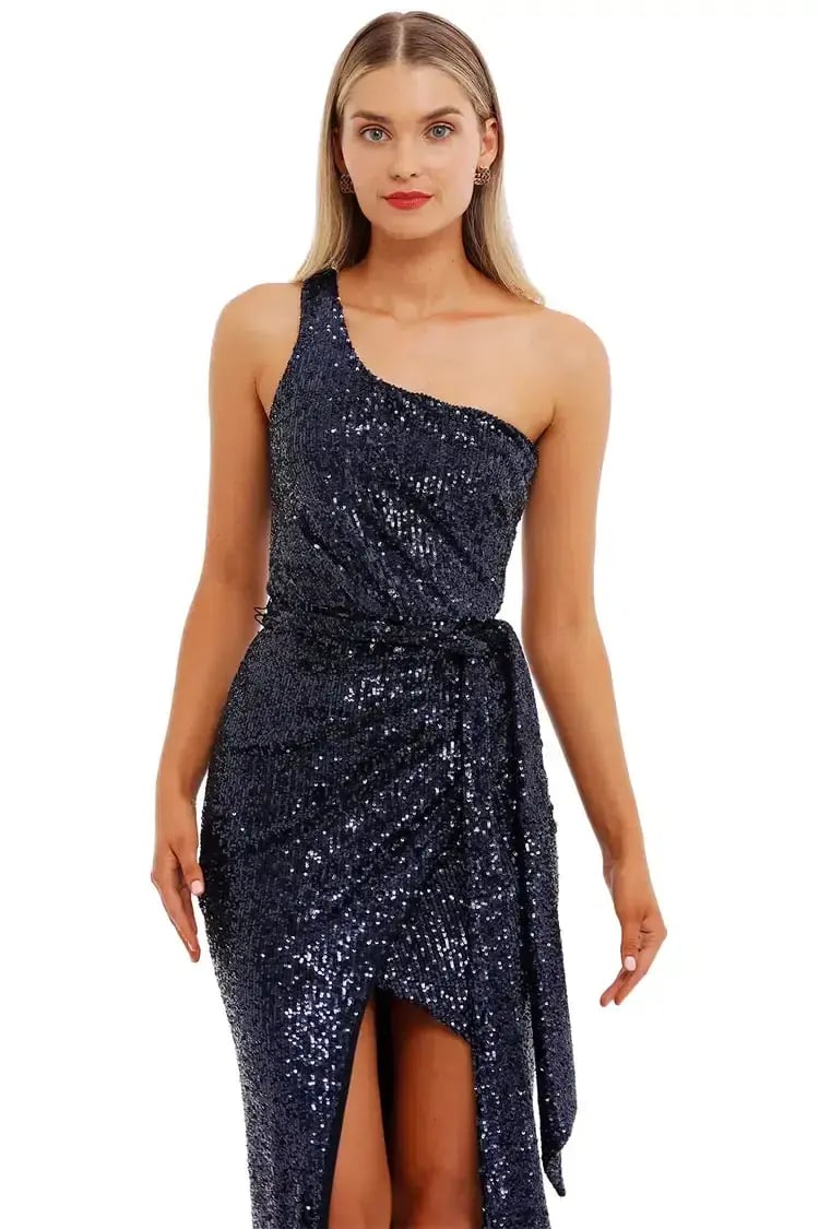 Nookie Palazzo Gown in Navy Size 12 photo 4