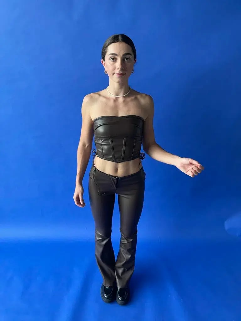 I.AM.GIA Vena Top & Estyn Pants Set Brown Size 6 photo 4