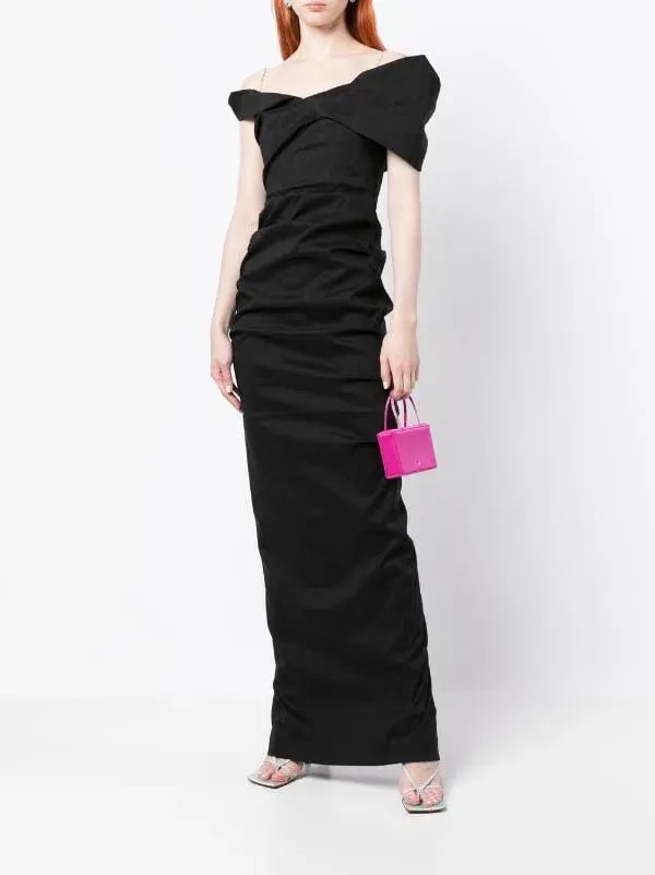 Rachel Gilbert Dahli Gown Black Size 2 / Au 10 photo 2