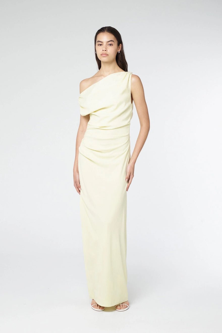 Third Form Athena Off Shoulder Maxi Dress - Sorbet photo 2